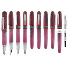 Conklin 1898 Stabilized Wood Fountain Pen in Matte Purple with Chrome Trim - Limited Edition