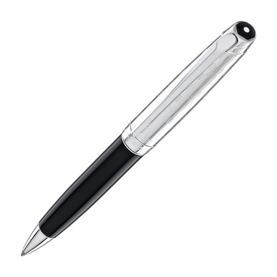 Caran d'Ache Leman Ballpoint Pen in Damier Gift Set with Leather Case - Special Edition