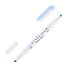 Zebra Mildliner Dual-Tip Highlighter in Soda Blue