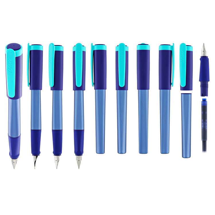 Lamy Nexx Fountain Pen in Multi-Blue - Medium Special Edition