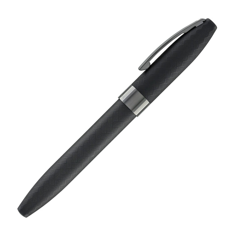 Sheaffer Legacy Chevron Fountain Pen in Matte Black with PVD Gunmetal