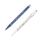 Caran d'Ache 849 Toile de Jouy Ballpoint Pen and 0.5mm Pencil Set - Medium & 0.5mm