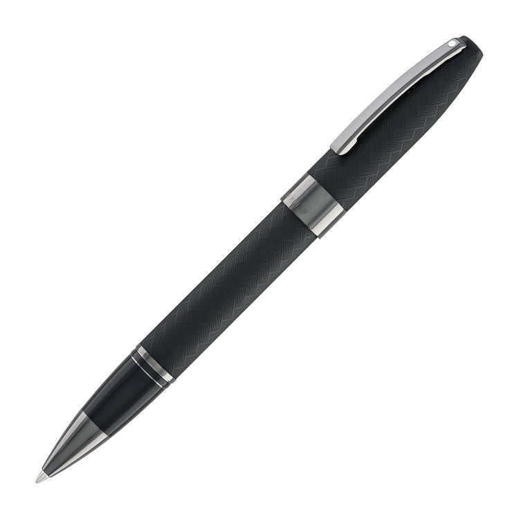 Sheaffer Legacy Chevro Rollerball Pen in Matte Black with PVD Gunmetal