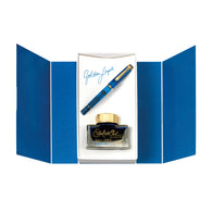 Pelikan Classic M200 Golden Lapis Set with Edelstein® Ink of The Year 2024 Golden Lapis