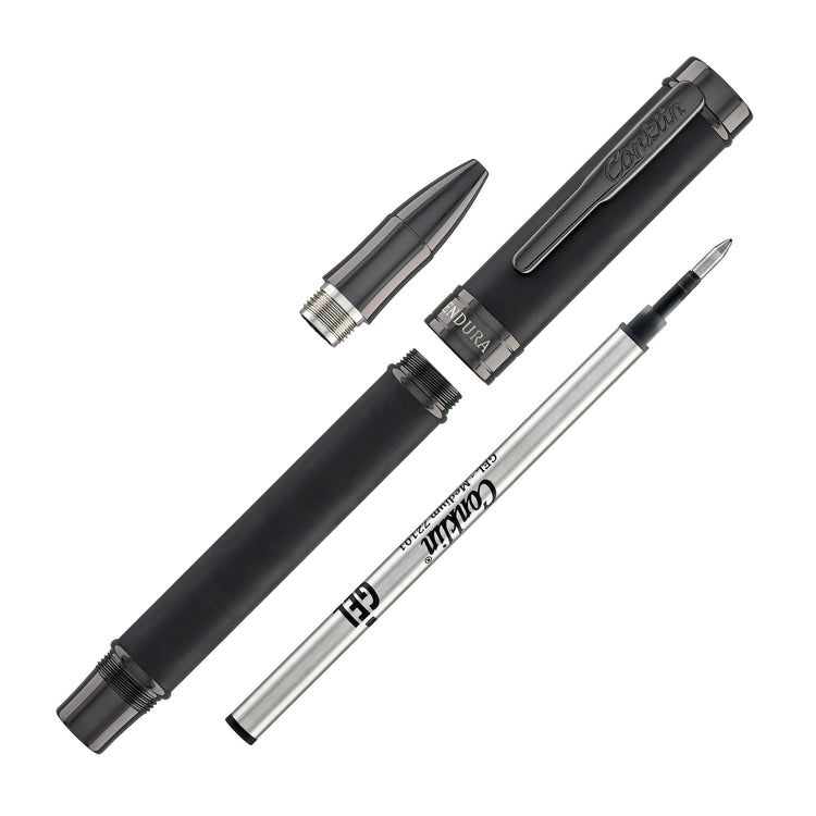 Conklin Endura Rollerball Pen in Forged Carbon Fiber with Gunmetal Trim - Limited Edition