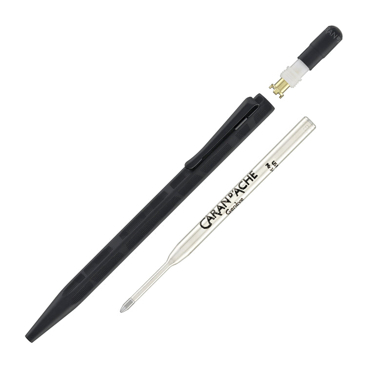 Caran d'Ache Ecridor Ballpoint Pen in Black Lines