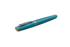 Parker Meridian Rollerball Pen in Teal Lacquer with Rainbow Trim