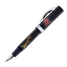 Conklin Toledo Fountain Pen in Golden Evergreen Whisper with Chrome Trim - Limited Edition