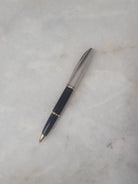 Misfit Item 0131 Waterman Carene Ballpoint Pen in Deluxe Black & Silver with Gold Trim