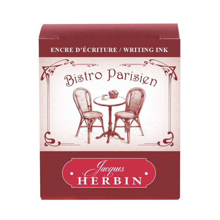 J. Herbin Paris Ink in Bistro Parisien (Garnet) - 30ml
