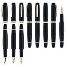 Scribo Feel Fountain Pen in Dandy Notturno with Rose Gold Trim