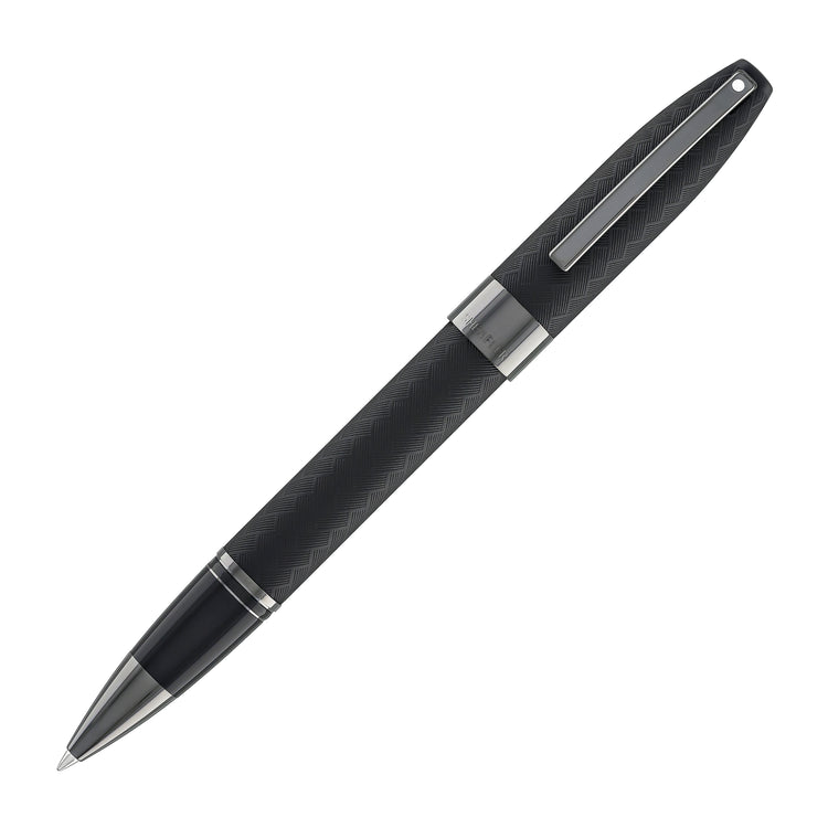 Sheaffer Legacy Chevro Rollerball Pen in Matte Black with PVD Gunmetal