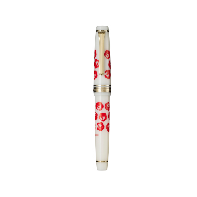 Sailor Professional Gear x Kamawanu Fountain Pen Set in Tsurumaru - Ume with Tenugui - Limited Edition