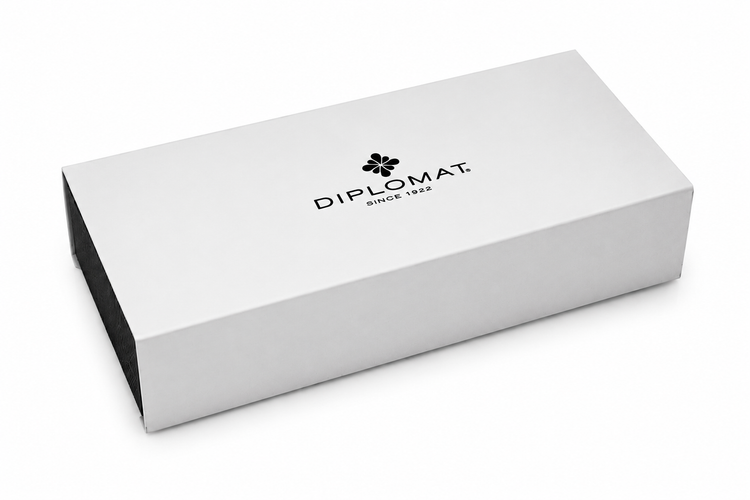 Diplomat Cobra Fountain Pen in Matte Black Guilloche