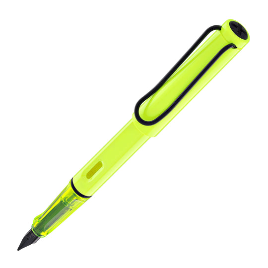 Lamy Safari Fountain Pen in Neon Yellow