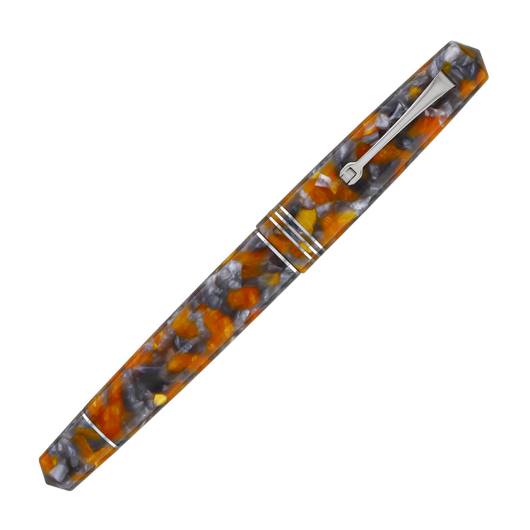 Leonardo Momento Zero Fountain Pen in Lava e Cenere
