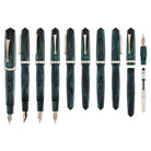 OMAS Studio Fountain Pen in Smeraldo Elegante with Rose Gold Trim