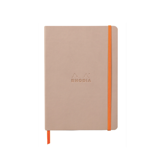 Rhodia Rhodiarama Softcover Notebook in Rose Smoke - A5