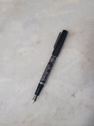 Misfit Item 0094 Nahvalur Original Fountain Pen - Peter Draws Artist Edition Silver - Fine Point
