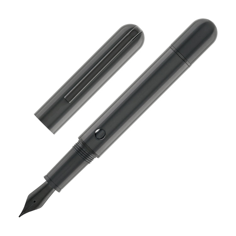 Nahvalur Nautilus Fountain Pen in Ti Black