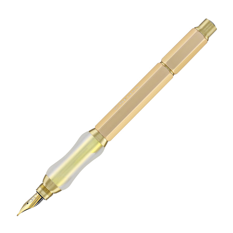 Sensa Sensagraph Fountain Pen in Antique Brass