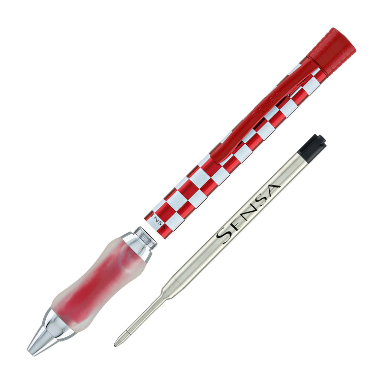 Sensa Mosaic Ballpoint Pen in Scarlet Red