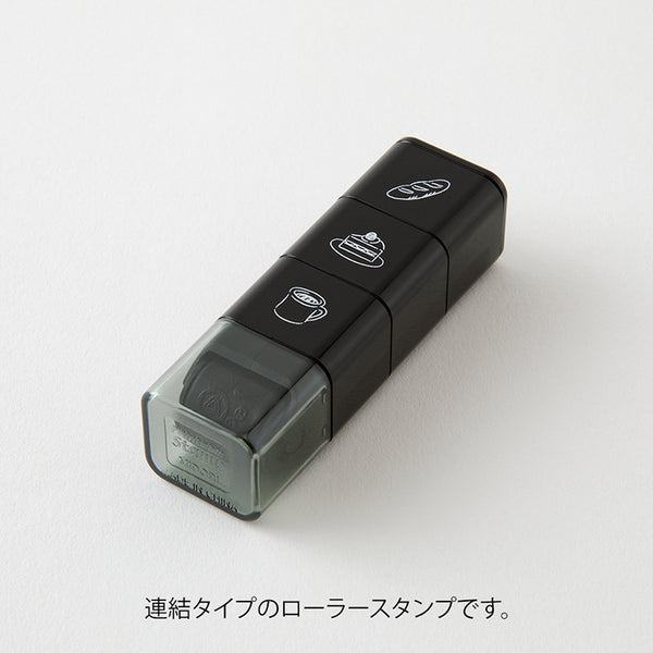 Midori Paintable Roller Stamp in Cafe