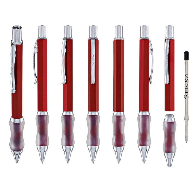 Sensa Sensagraph Ballpoint Pen in Cardinal Red