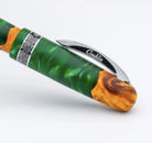Conklin 1898 Spectra Fusion Fountain Pen in Green with Chrome Trim - Limited Edition