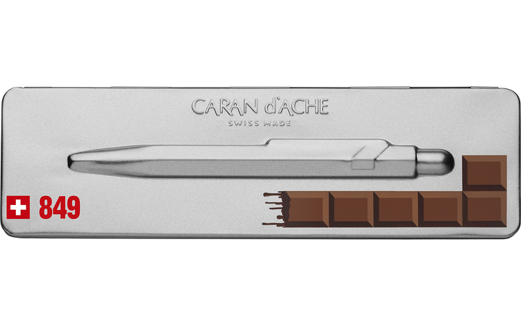 Caran d’Ache 849 Totally Swiss Ballpoint Pen in Chocolate Bar Ballpoint Pens