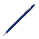Cross Classic Century Translucent Cobalt Blue Engraved Diamond Pattern Ballpoint Pen