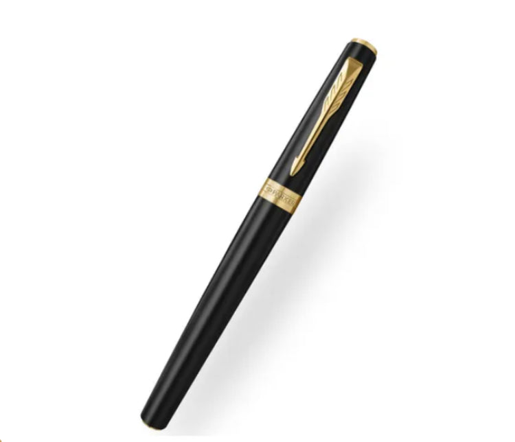 Parker Meridian Rollerball Pen in Matte Black with Gold Trim