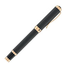 Monteverde Innova Fountain Pen in Matte Carbon with Rosegold Trim