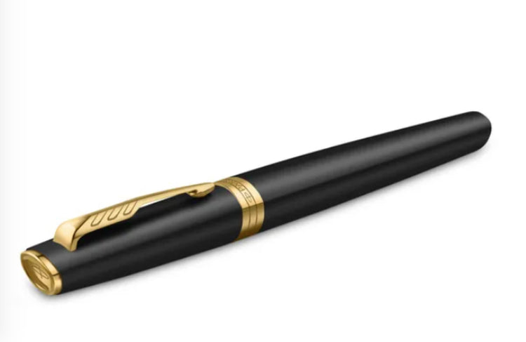 Parker Meridian Rollerball Pen in Matte Black with Gold Trim