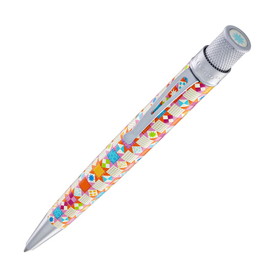 Retro 51 Tornado Vintage Metalsmith Rollerball Pen in Patchwork