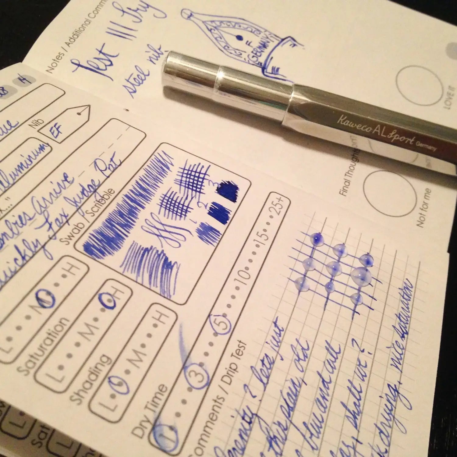 Keep Calm and Write with Waterman Serenity Blue