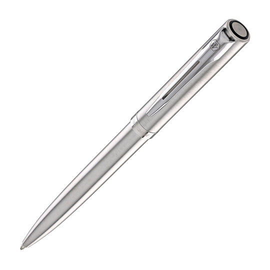 Waterman Impression Ballpoint Pen in Stainless Steel with Palladium Coated