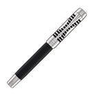 Parker Duofold Legacy of Flight Fountain Pen in Matte Black with Palladium Trim - 18K Gold