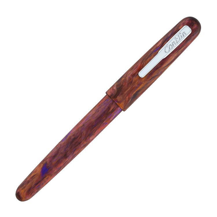 Conklin Streamline Rollerball Pen in Matte Sunset Medley with Chrome Trim - Limited Edition