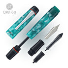 Opus 88 Minty Fountain Pen in Light Blue