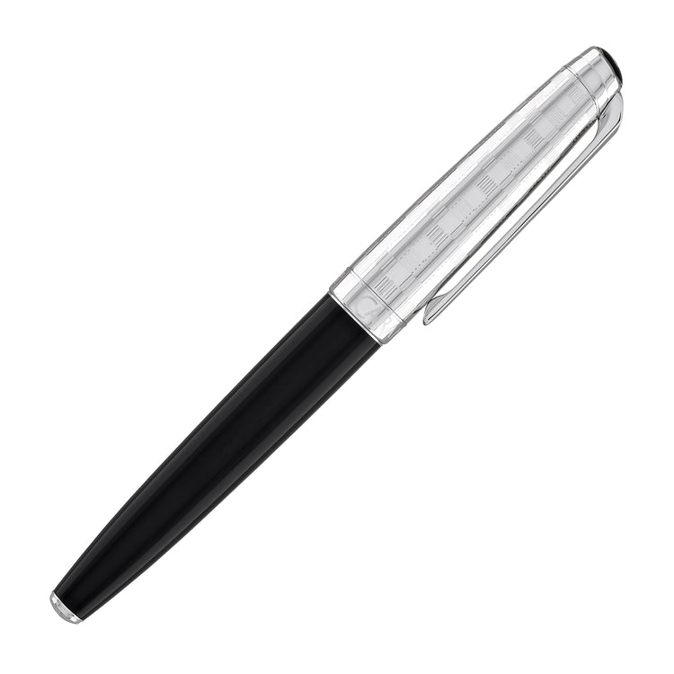 Caran d'Ache Leman Fountain Pen in Damier Gift Set with Leather Case - Special Edition