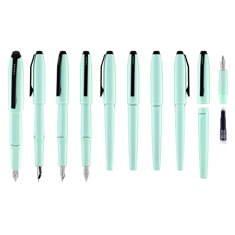 Cross Prism Fountain Pen in Seafoam Resin
