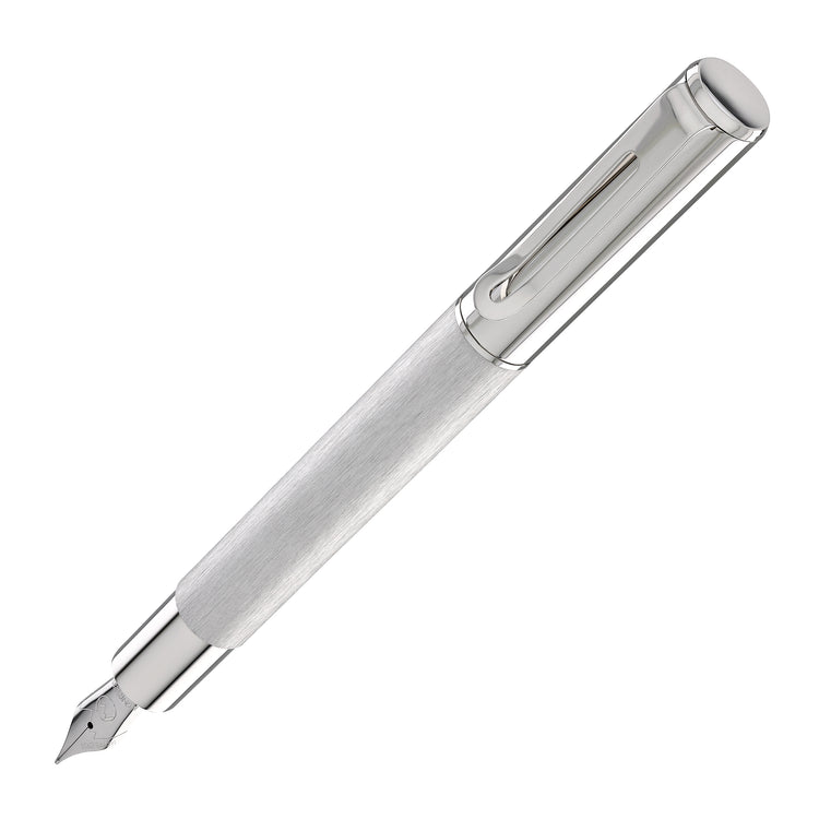 Monteverde USA Ritma Fountain Pen in Brushed Stainless Steel