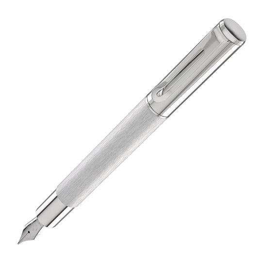 Monteverde USA Ritma Fountain Pen in Brushed Stainless Steel