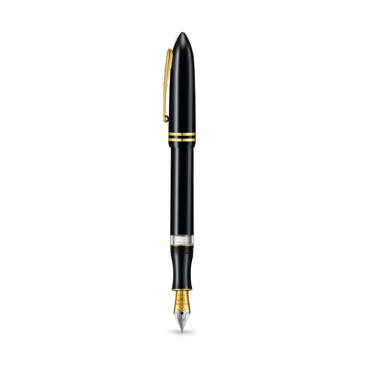 Sheaffer Balance III E893 Fountain Pen in Glossy Black & Gold Trims