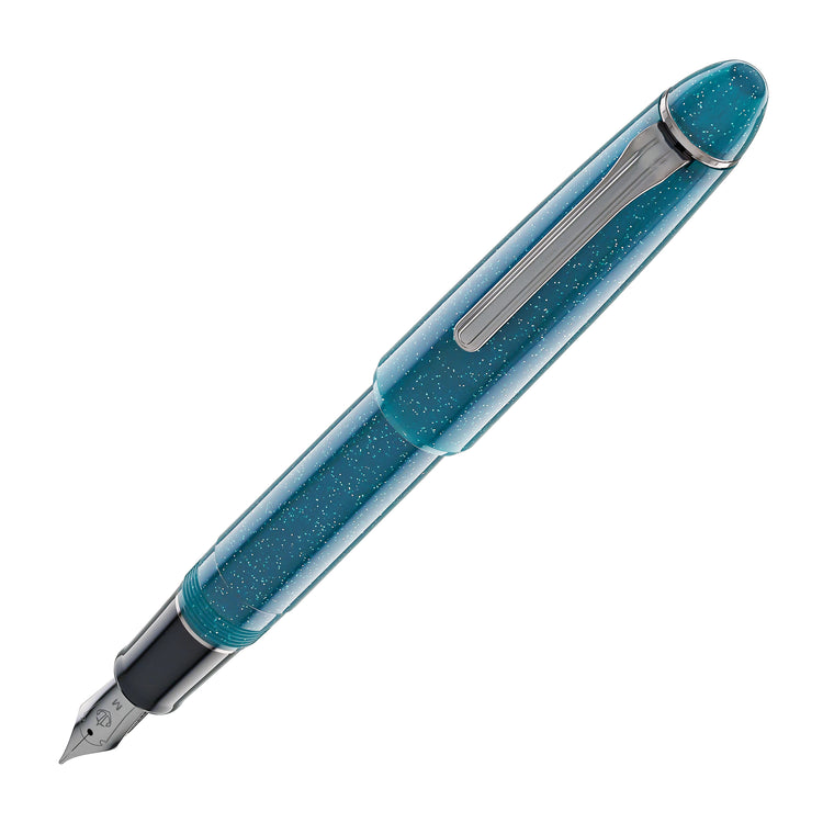 Sailor 1911 Casual L Galaxy Fountain Pen in Meteorite Moss, Black IP