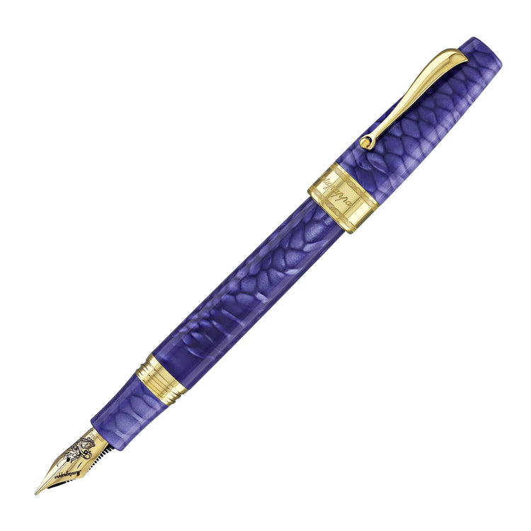 Montegrappa Year of the Dragon Juma Fountain Pen in Royal Purple