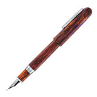 Conklin Streamline Fountain Pen in Glossy Sunset Medley with Chrome Trim - Limited Edition