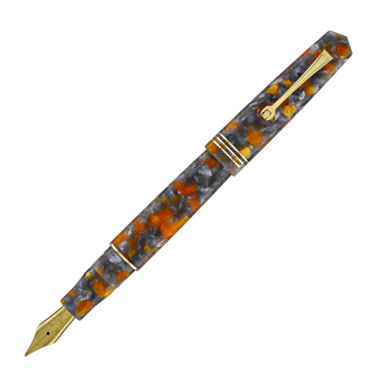 Leonardo Momento Zero Fountain Pen in Lava e Cenere
