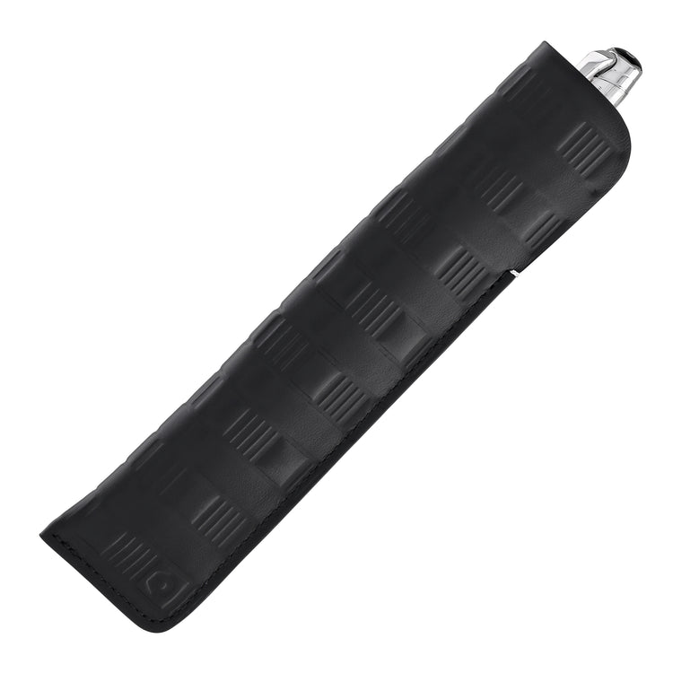 Caran d'Ache Leman Fountain Pen in Damier Gift Set with Leather Case - Special Edition